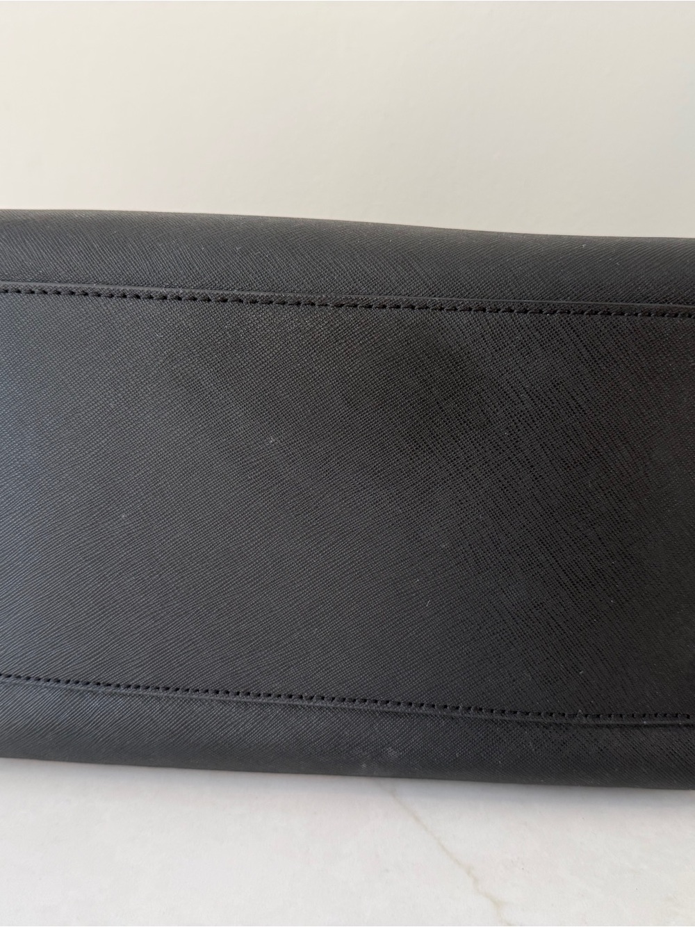 Michael Kors Black Tote with Silver Chain Detail - Picture 3 of 7